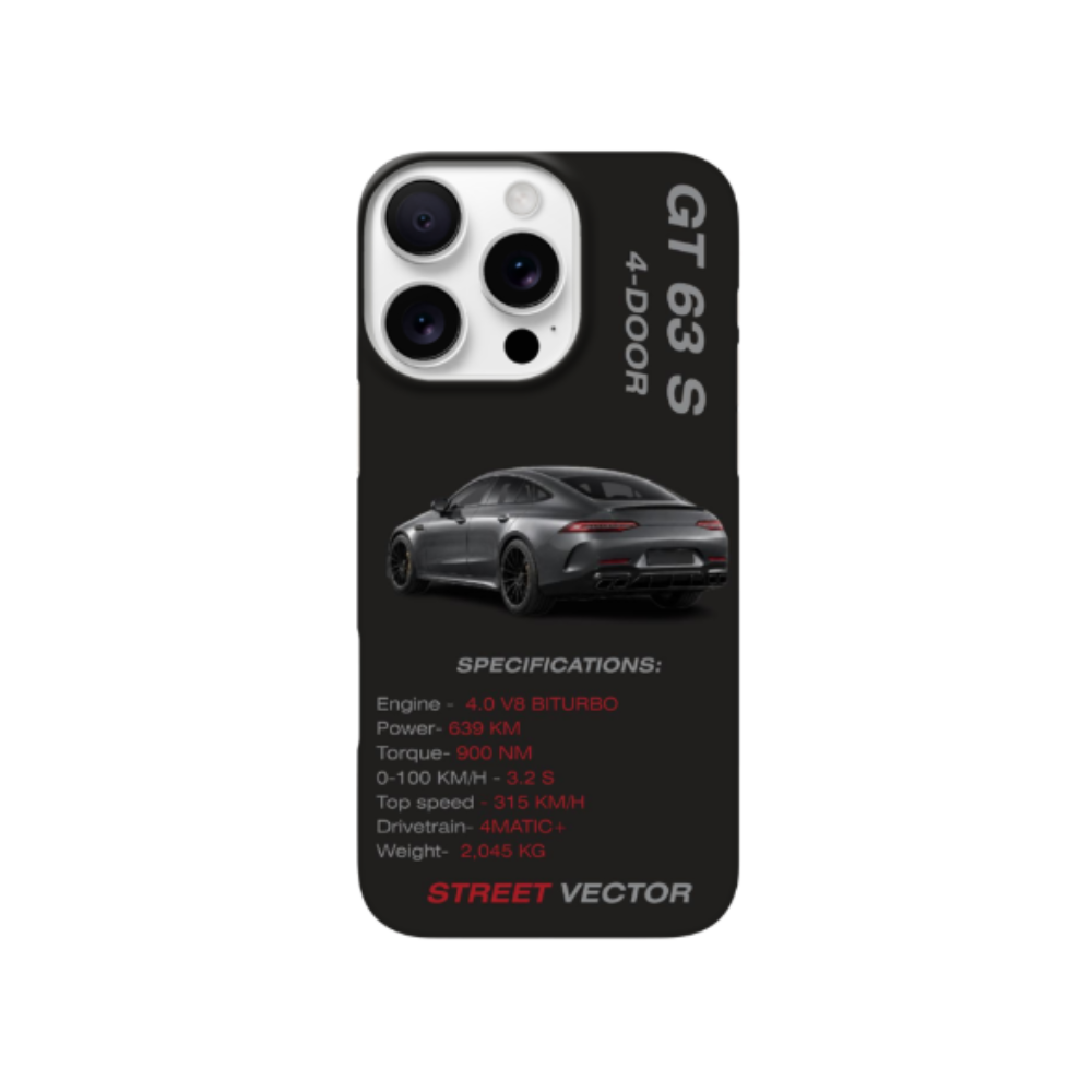 Etui AMG GT 63 S | Street Vector