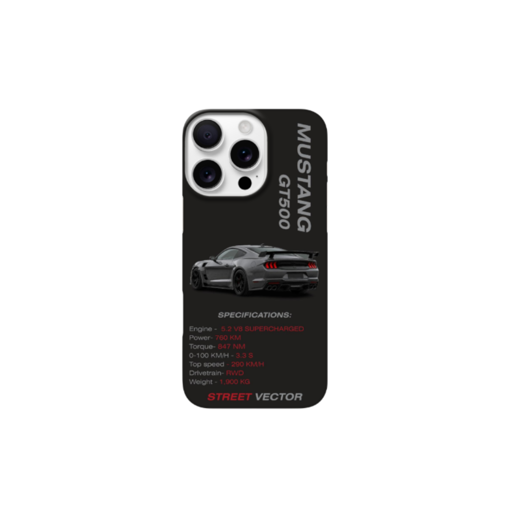 Etui Mustang GT500 | Street Vector